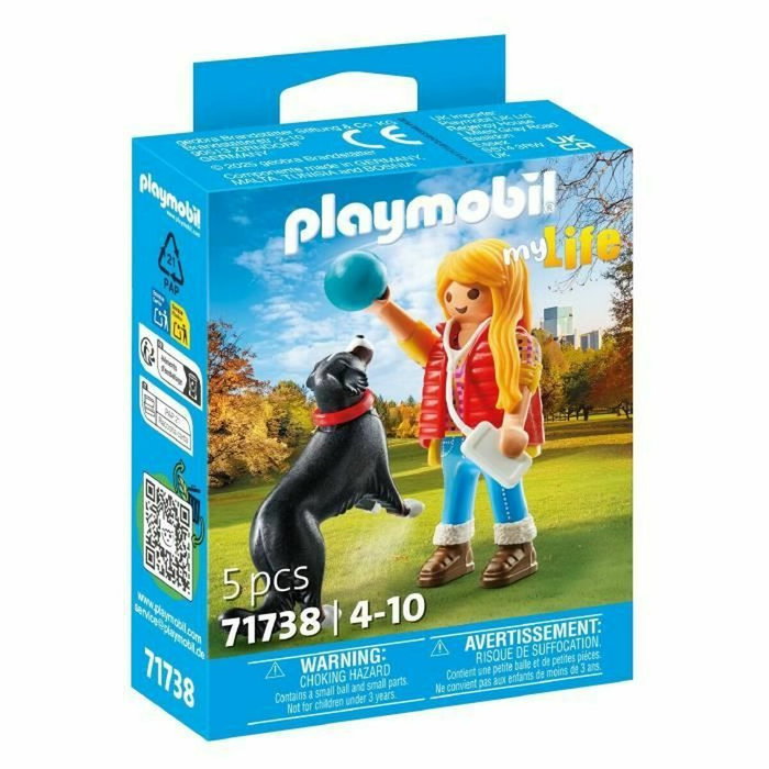 Playmobil Mujer con perro de montaña My Life Playmobil Mujer con perro de montaña My Life