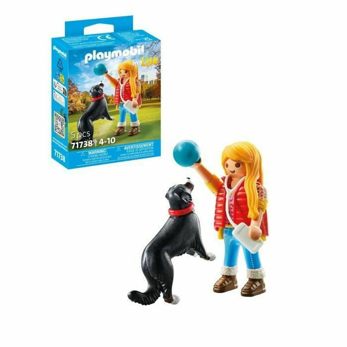 Playmobil Mujer con perro de montaña My Life Playmobil Mujer con perro de montaña My Life