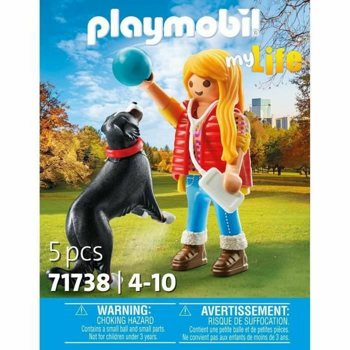 Playmobil Mujer con perro de montaña My Life Playmobil Mujer con perro de montaña My Life