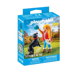 Playmobil My Life Mujer con Perro de Montaña 71738