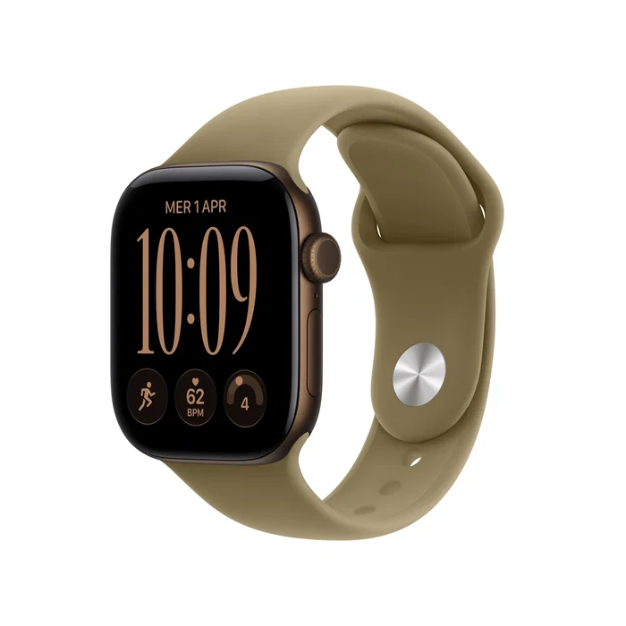 Apple Watch Series 12 GPS + Cellular 42mm Bronce Oscuro con Correa Deportiva Verde Oliva (S/M) Apple Watch Series 12 GPS + Cellular 42mm Bronce Oscuro con Correa Deportiva Verde Oliva (S/M)