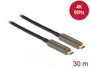 DeLOCK Cable de vídeo USB-C óptico activo 4K 60 Hz 30 m