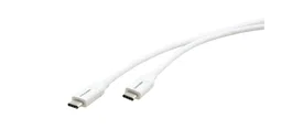 Kramer C-USB/CC-6 Cable USB Tipo-C a Tipo-C USB 2.0 Blanco, 1.8 m, 480 Mbps, 3A/5A, Plug & Play, PC/Mac/Móvil