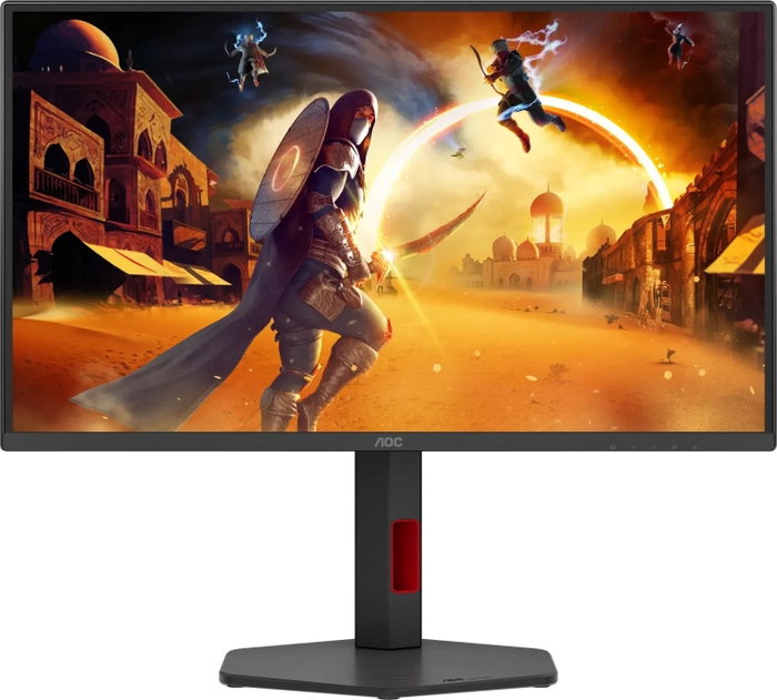 AOC Q25G4SR Monitor Gaming 24.5'' Quad HD Fast IPS 300Hz Negro, Rojo