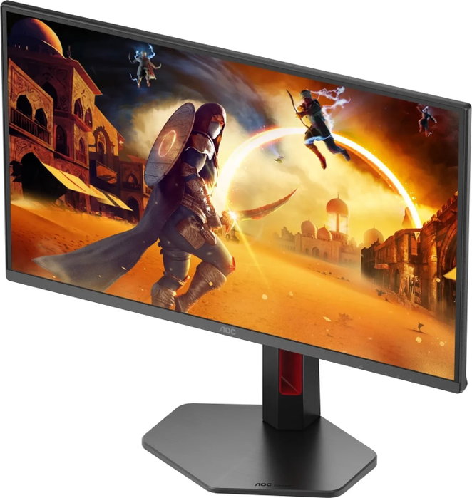 AOC Q25G4SR Monitor Gaming 24.5'' Quad HD Fast IPS 300Hz Negro, Rojo