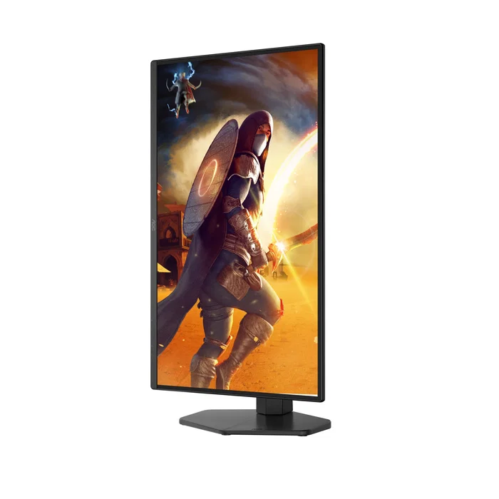 AOC Monitor Gaming G4 Q25G4SR 24.5" (62.2 cm) QHD 2560x1440 Fast IPS, 300Hz, 1ms, HDR400, AMD FreeSync, 2xHDMI 2.1, DisplayPort 1.4, Altavoces, Soporte Ergonómico - Negro/Rojo