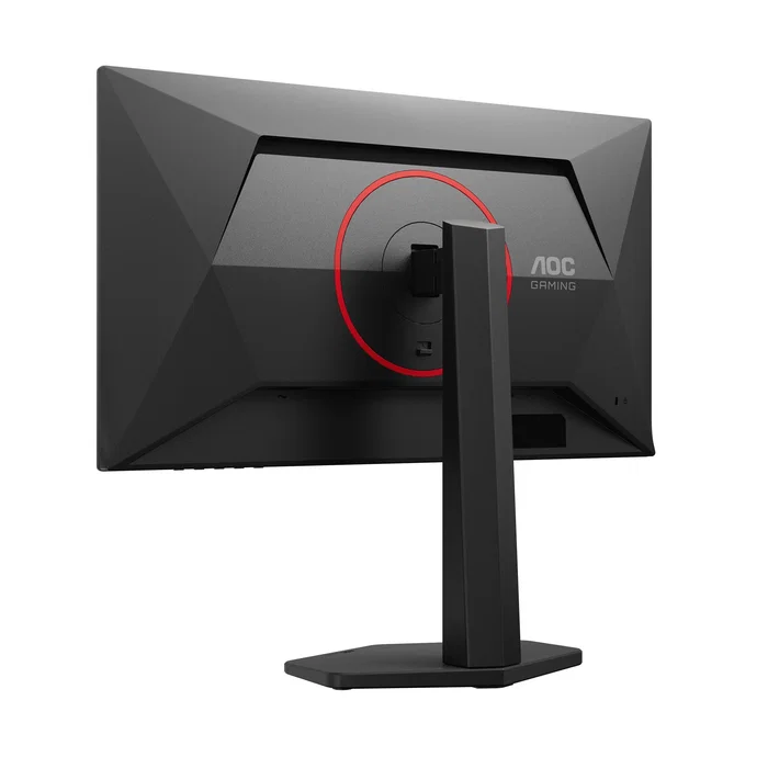 AOC Monitor Gaming G4 Q25G4SR 24.5" (62.2 cm) QHD 2560x1440 Fast IPS, 300Hz, 1ms, HDR400, AMD FreeSync, 2xHDMI 2.1, DisplayPort 1.4, Altavoces, Soporte Ergonómico - Negro/Rojo