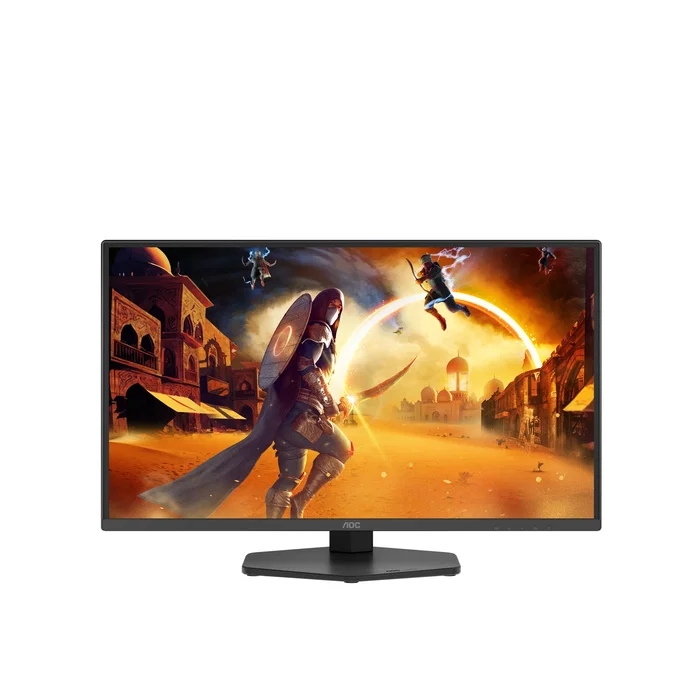 AOC Monitor Gaming G4 Q25G4SR 24.5" (62.2 cm) QHD 2560x1440 Fast IPS, 300Hz, 1ms, HDR400, AMD FreeSync, 2xHDMI 2.1, DisplayPort 1.4, Altavoces, Soporte Ergonómico - Negro/Rojo
