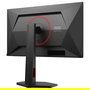 AOC Q25G4SR - Monitor Gaming 24.5" (62.2 cm) QHD 2560x1440 Fast IPS 300Hz 1ms GTG AMD FreeSync Premium HDR400, 2x HDMI 2.1, DisplayPort 1.4, Altavoces, Negro/Rojo