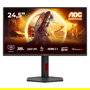 AOC Q25G4SR - Monitor Gaming 24.5" (62.2 cm) QHD 2560x1440 Fast IPS 300Hz 1ms GTG AMD FreeSync Premium HDR400, 2x HDMI 2.1, DisplayPort 1.4, Altavoces, Negro/Rojo