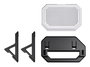 Thermaltake Kit de conversión de torre a rack AC-076-ON6NAN-A1 para The Tower 600