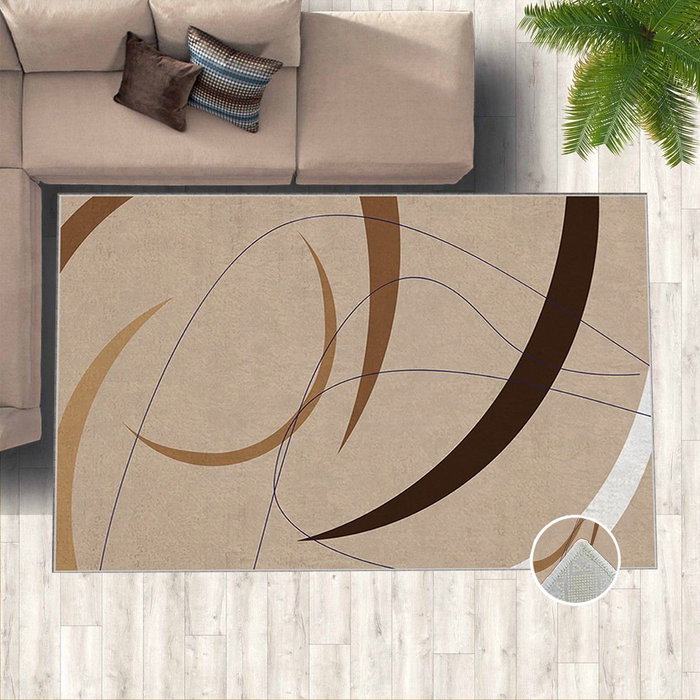 Conceptum HM-CRP25-45 Alfombra Tejida 100% Poliéster con Impresión Digital 160 x 230 cm