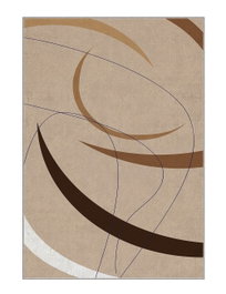 Conceptum HM-CRP25-45 Alfombra Tejida 100% Poliéster con Impresión Digital 160 x 230 cm