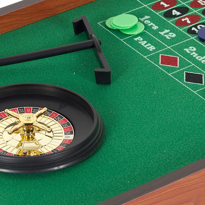 Mister Gadget Juego 2 En 1 Ruleta Y Black Jack Casino Plástico