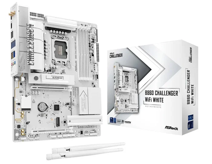 ASRock B860 Challenger WiFi White ASRock B860 Challenger WiFi White