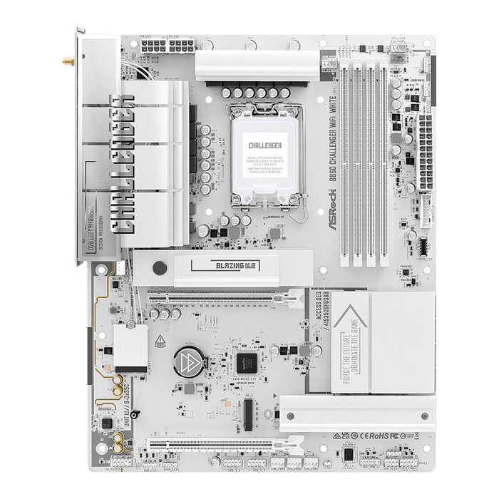 ASRock B860 Challenger WiFi White DDR5 LGA 1851 ATX