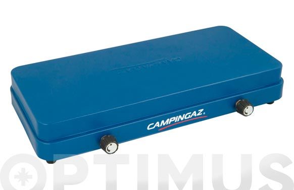 CAMPINGAZ Cocina de gas 2 fuegos portátil camp lid
