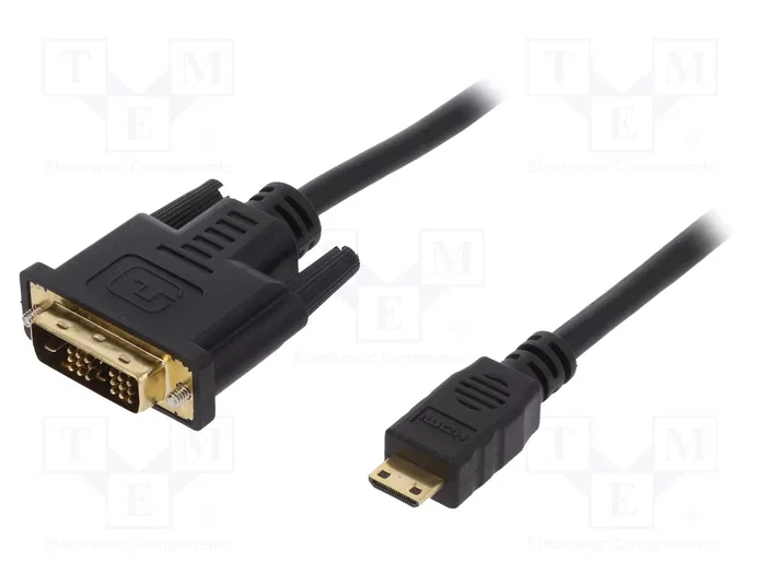 LogiLink Cable Mini HDMI a DVI 1,0m LogiLink Cable Mini HDMI a DVI 1,0m