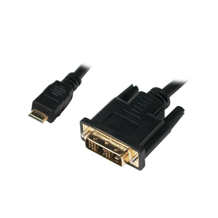 LogiLink Cable Mini HDMI a DVI 1,0m LogiLink Cable Mini HDMI a DVI 1,0m