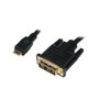 LogiLink Cable Mini HDMI a DVI 1,0m