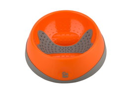 Lickimat Comedero Antiestrés OH-Bowl Pequeño Naranja