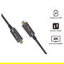 EQUIP Cable USB-C a USB-C 119463, 15m, USB 3.2 Gen 2 (10Gbps), 60W PD, 4K@60Hz, DisplayPort Alt Mode, Negro
