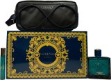 Versace Eros Gift Set Eau de Parfum para hombre con neceser y dos fragancias de 100 ml y 10 ml