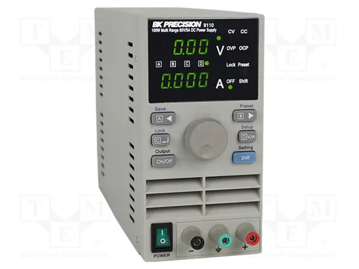 B&K PRECISION BK9110 Fuente de alimentación de laboratorio 0-60VDC 0-5A