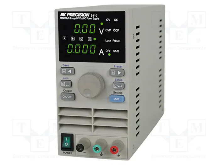 B&K PRECISION BK9110 Fuente de alimentación de laboratorio 0-60VDC 0-5A