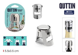 Quttin Tapón Botella Hermético 9,4 x 3,8 x 13,3 cm (24 Unidades)