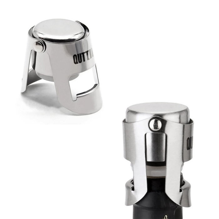 Quttin Tapón Botella Hermético 9,4 x 3,8 x 13,3 cm (24 Unidades)