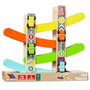Molto Pista Rampa De Coches de madera con 4 coches