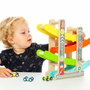 Molto Pista Rampa De Coches de madera con 4 coches