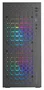 Mars Gaming Caja Gaming MC-CORE Mini Torre PC Gaming, Frontal Metal-MESH, Ventana Lateral, Incluye 2 Ventiladores FRGB 120mm, Compatible MicroATX/Mini-ITX - Negro