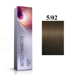 Illumina Color, Tinte permanente para el cabello, 5/02 Matte Natural Light Chestnut, 60 ml