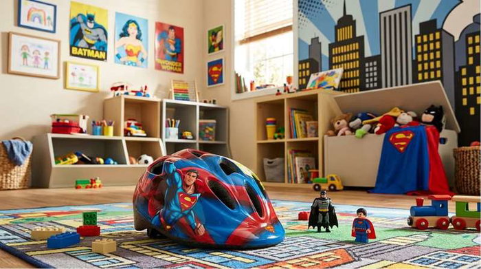 Toimsa Casco de Superman para niños, 28 x 20 x 15 cm, producto en español