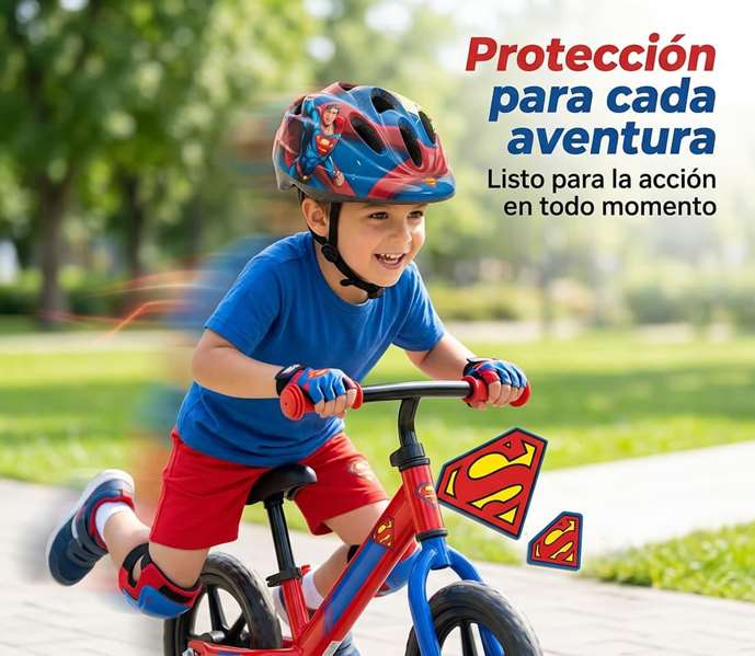 Toimsa Casco de Superman para niños, 28 x 20 x 15 cm, producto en español