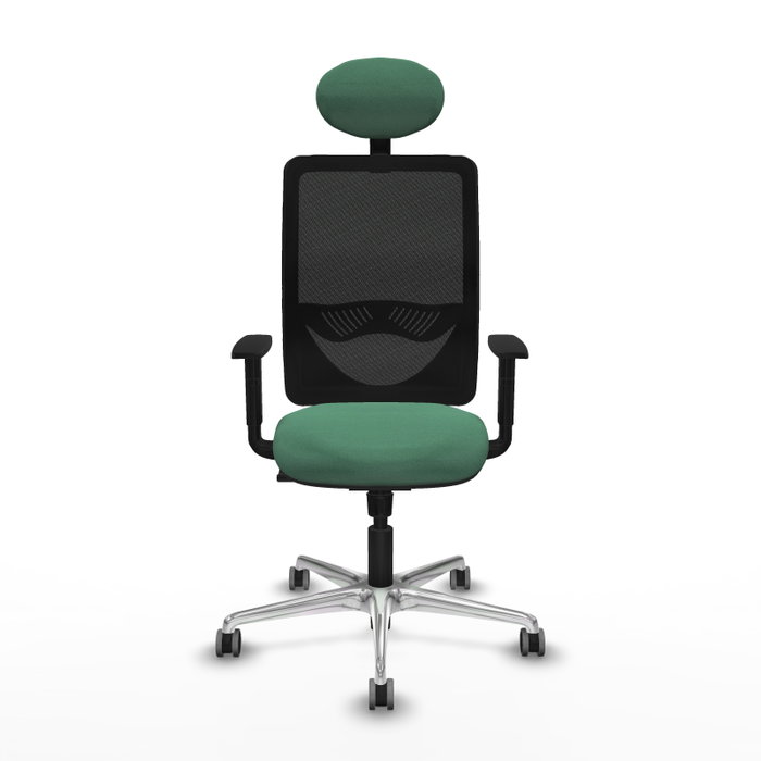PIQUERAS Y CRESPO Silla de oficina Zulema con mecanismo Sincro, Verde esmeralda PIQUERAS Y CRESPO Silla de oficina Zulema con mecanismo Sincro, Verde esmeralda