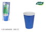 Algon Set 25 Vasos Bicolor Azul-Blanco 250ml (8x10x8 cm) (24 Unidades)