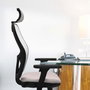 PIQUERAS Y CRESPO Silla de oficina Jorquera con mecanismo Sincro/Traslack Amarillo y Gris