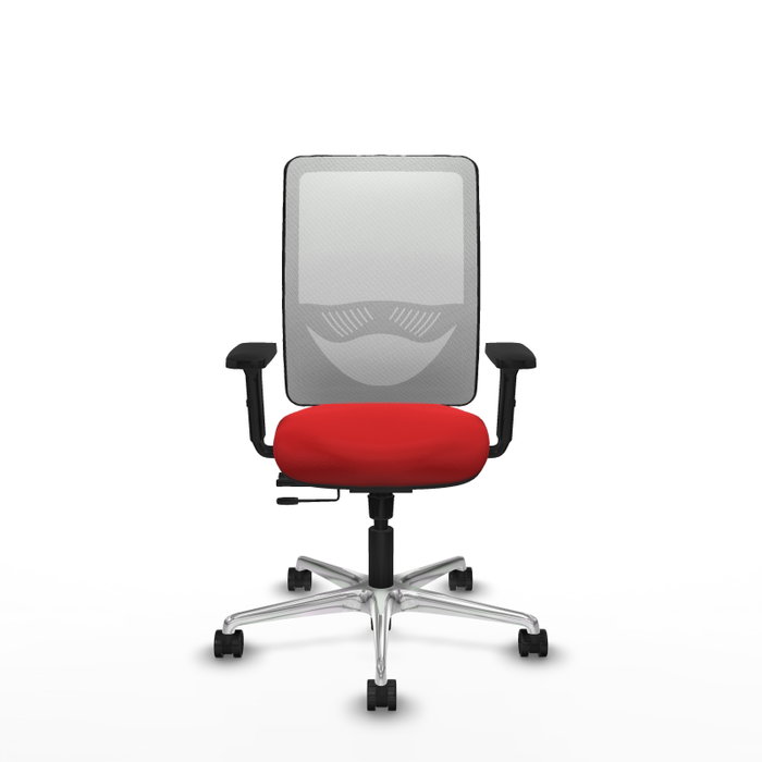 PIQUERAS Y CRESPO Silla de oficina Zulema Rojo/Blanco PIQUERAS Y CRESPO Silla de oficina Zulema Rojo/Blanco