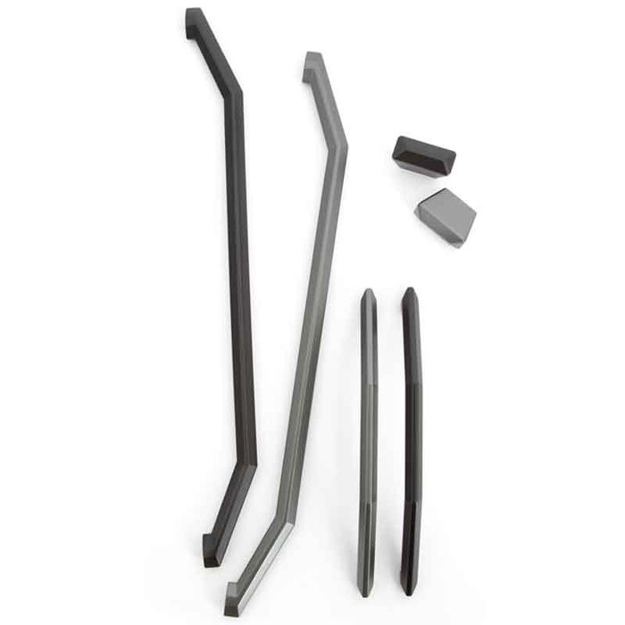 Giusti Tirador Zamak Kibo Negro Mate Distancia Agujeros 320mm