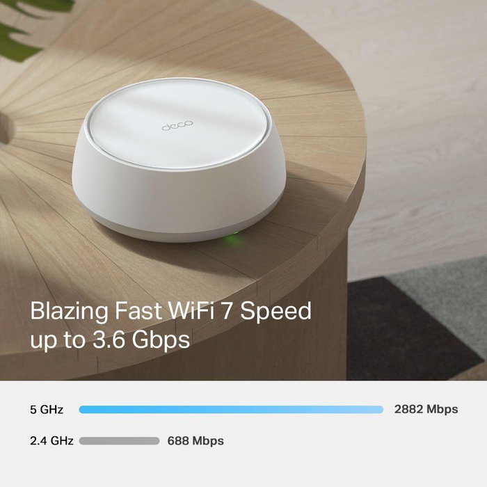 TP-Link Deco BE25 Mesh Wi-Fi 7 Sistema de Doble Banda (2 unidades)