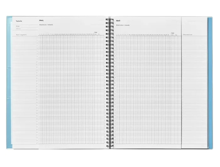 Additio Cuaderno de Tutoría Evaluación Continua Plan Semanal 225x310 mm
