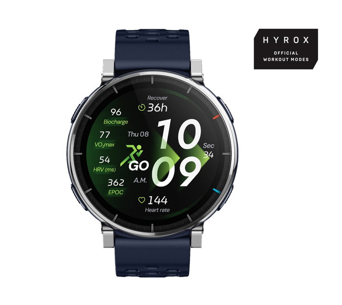 Amazfit Active 3 Premium Dark Blue HYROX-Modus Amazfit Active 3 Premium Dark Blue HYROX-Modus