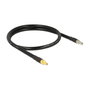 DeLOCK Cable coaxial SMA/SMA 1 m CFD400/LLC400 Negro