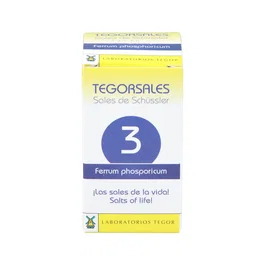 TEGOR Ferrum-Phos.D12 (Nº3) Fosfato de Hierro Suplemento 350 Comprimidos 20G