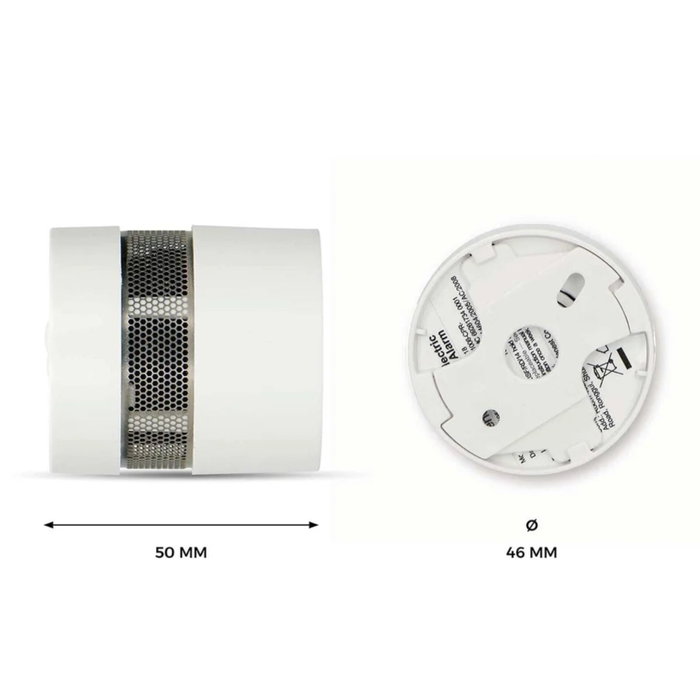 Alecto SD1020 Mini Detector de Humo con Batería de 10 Años