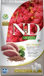 Farmina N&D Dog Quinoa Neutered Pato Medium Maxi 2,5 kg