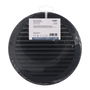 Edm Rejilla de Ventilación Redonda Empotrable con Mosquitera ø150mm ABS Gris Antracita